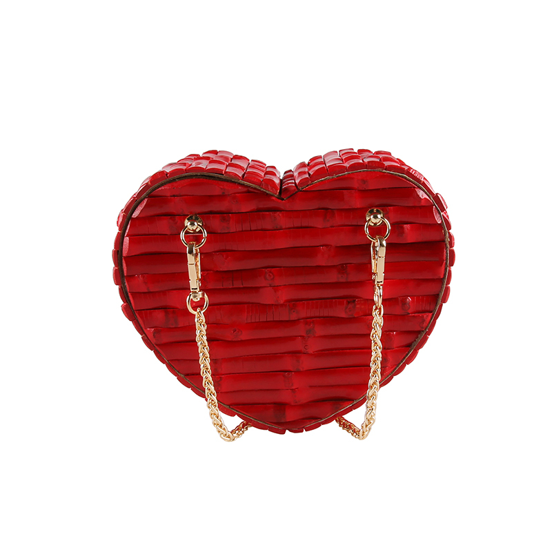 Red Heart Bamboo Root Bag