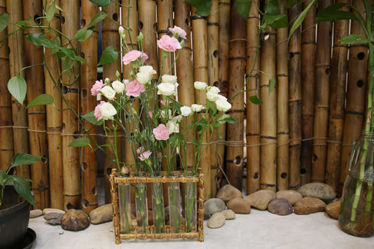 五管花架bamboo vase