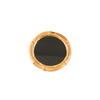 Portable Bamboo Root Round Pocket Mini Mirror