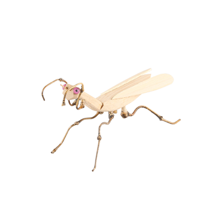 Bamboo Praying Mantis Decoration Kids DIY Toy