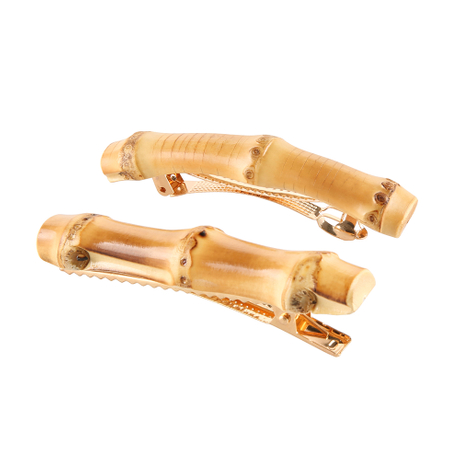 Bamboo Root Hair Clip Hairpin Barrette
