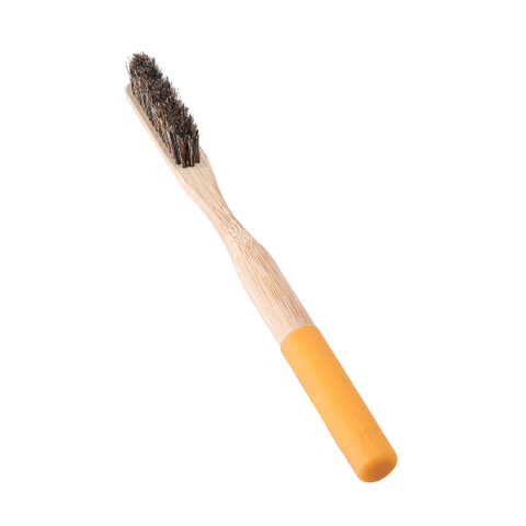 Bamboo Hard Horse Hair Bristles Brush for Climbing Cleaning