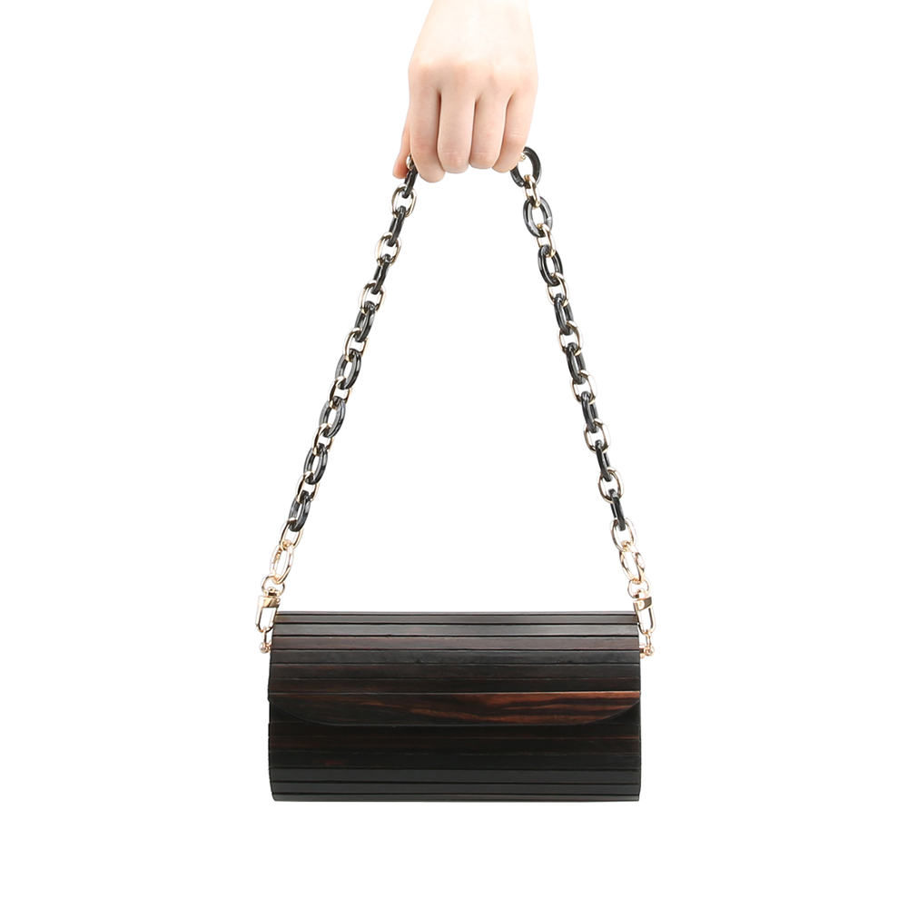 Wood Shoulder Bag