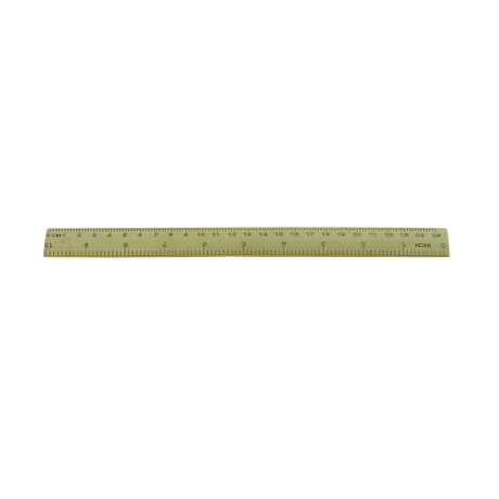 Green Natural Bamboo Straight Ruler