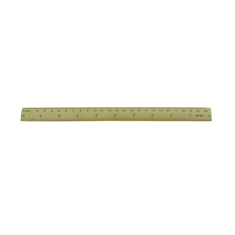 Green Natural Bamboo Straight Ruler