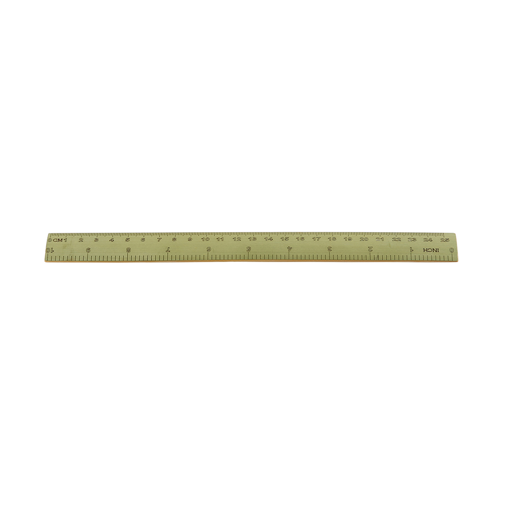 Green Natural Bamboo Straight Ruler