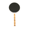 Magnifying Hand Mirror Bamboo Root Handle 2 Sides Handheld Mirror