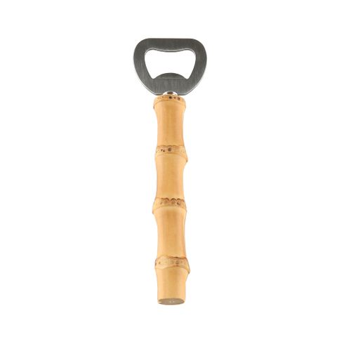 Natural Bamboo Root Handle Beer Bottle Opener