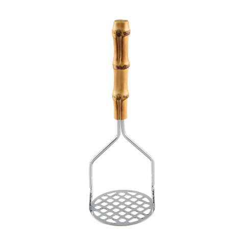 Bamboo Root Handle Pumpkin Crusher Potato Masher