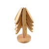Tree Leaves Stand Bamboo Wooden Trivet Coasters