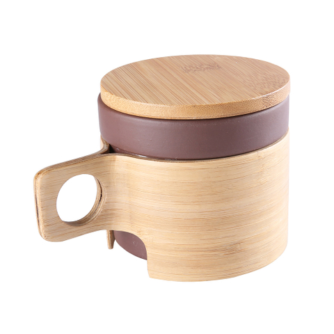 Ceramic Bamboo Tea Cup Coffee Mug