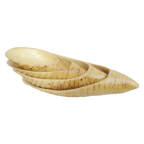 Bamboo Root Snack Tray‌ Sushi Salad Dish Plate Fruit Bowl