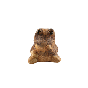 Bamboo Shoot Shell Frog Animal Sculpture Ornament