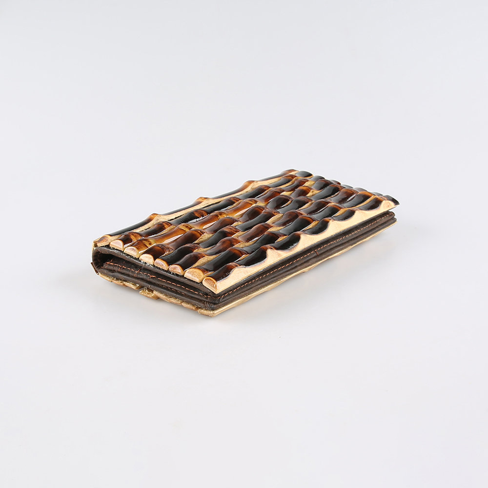 Bamboo Root Passport ID Bank Cards Holder Wallet