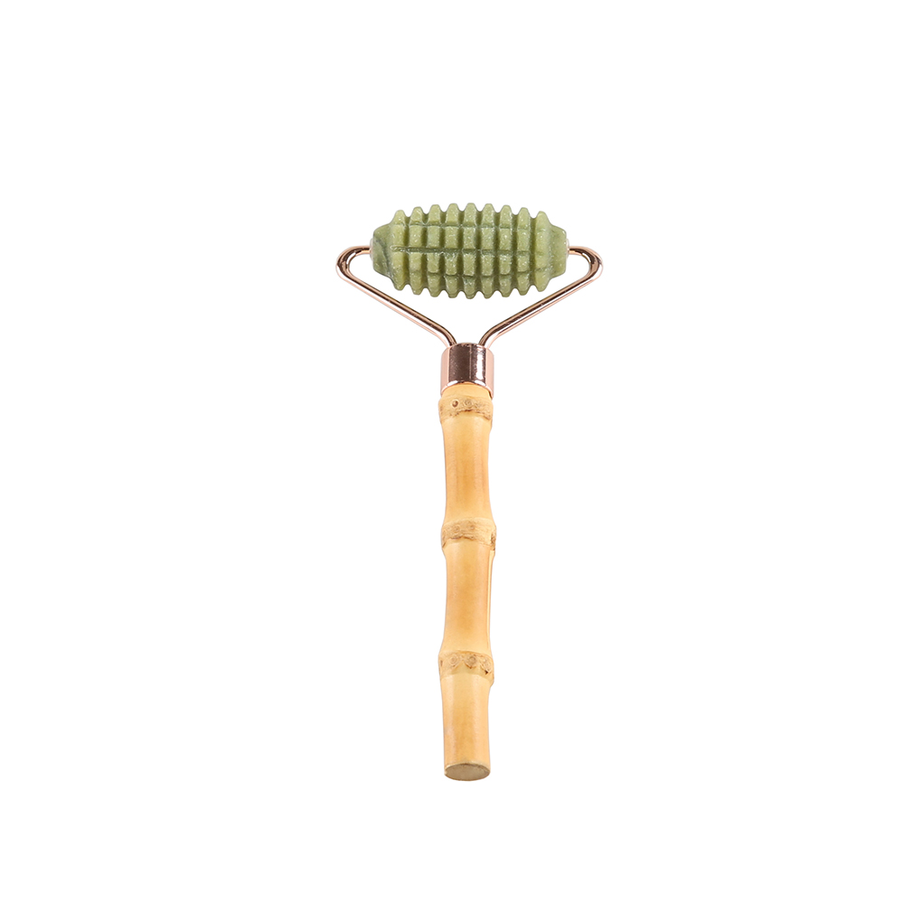 Bamboo Root Jade Stone Face Roller