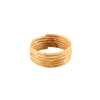 Handmade Wide Three Rings Triple Bamboo Root Bracelet Bangle