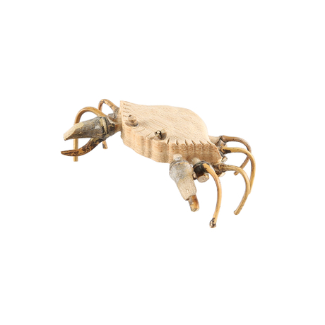 Customized Bamboo Crab Decoration Kids Learning Developmental DIY Toy
