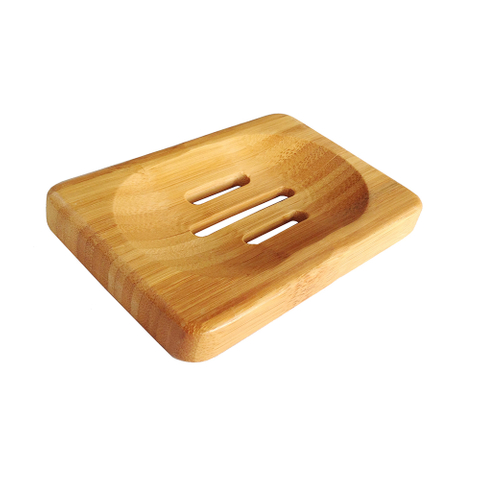 Bamboo Soap Dish Tray Holder