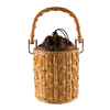 Natural Bamboo Root Bucket Bag