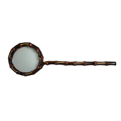 Natural Bamboo Root Handle Magnifying Glass