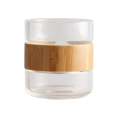 Small Bamboo Glass Cup