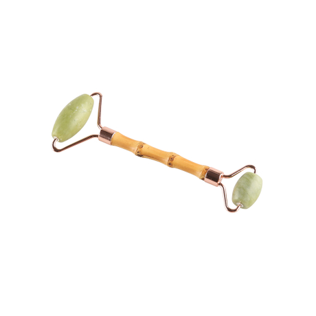 Bamboo Root Jade Stone Face Roller