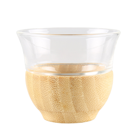 Small Bamboo Glass Tea Liquor Cup