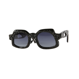 Luxury Customized Handmade Buffalo Horn Sunglasses with Bumps and Hollows