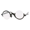 Asymmetrical Semi-Rimless Buffalo Horn Reading Glasses