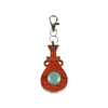 Wooden Keychain Car Hanging Ornament Pendant Reading Glass Magnifier