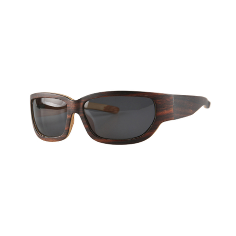 Wood Frame Goggles Sports Sunglasses Wooden Windproof Dustproof Eyewear Shades