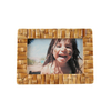Natural Bamboo Root Photo Frame Picture Display Stand Holder