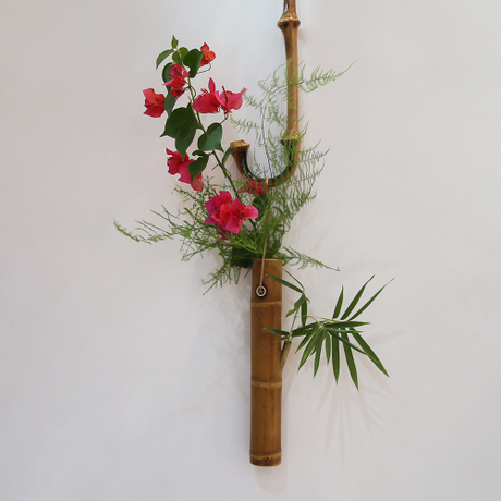 Natural Bamboo Flower Bud Vase