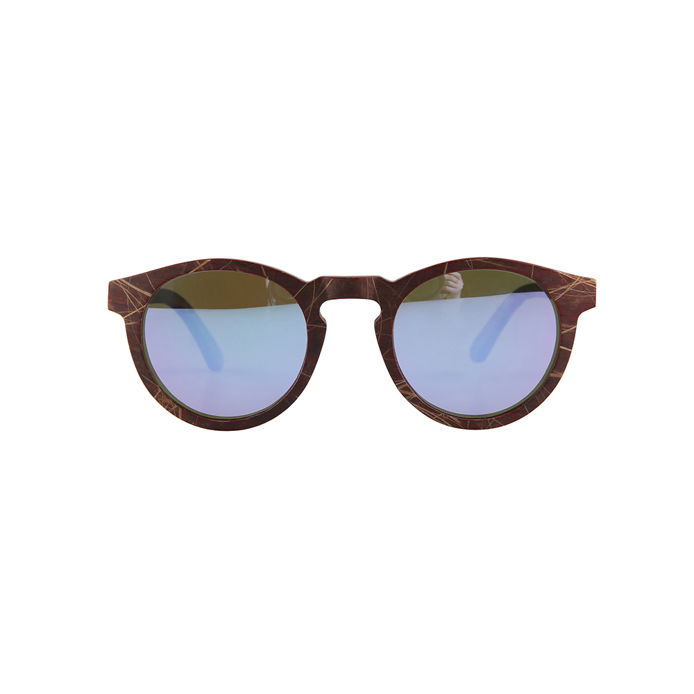 Multi-layer Solid Wood Pressed Leaf Texture Wooden Eyewear Glasses Sunglasses Shades