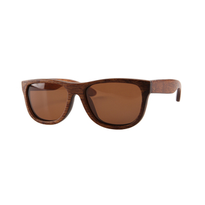 Handmade Natural Wood Texture Carbonized Bamboo Frame Sunglasses eyewear