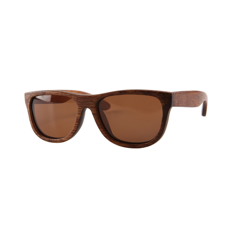 Handmade Natural Wood Texture Carbonized Bamboo Frame Sunglasses eyewear